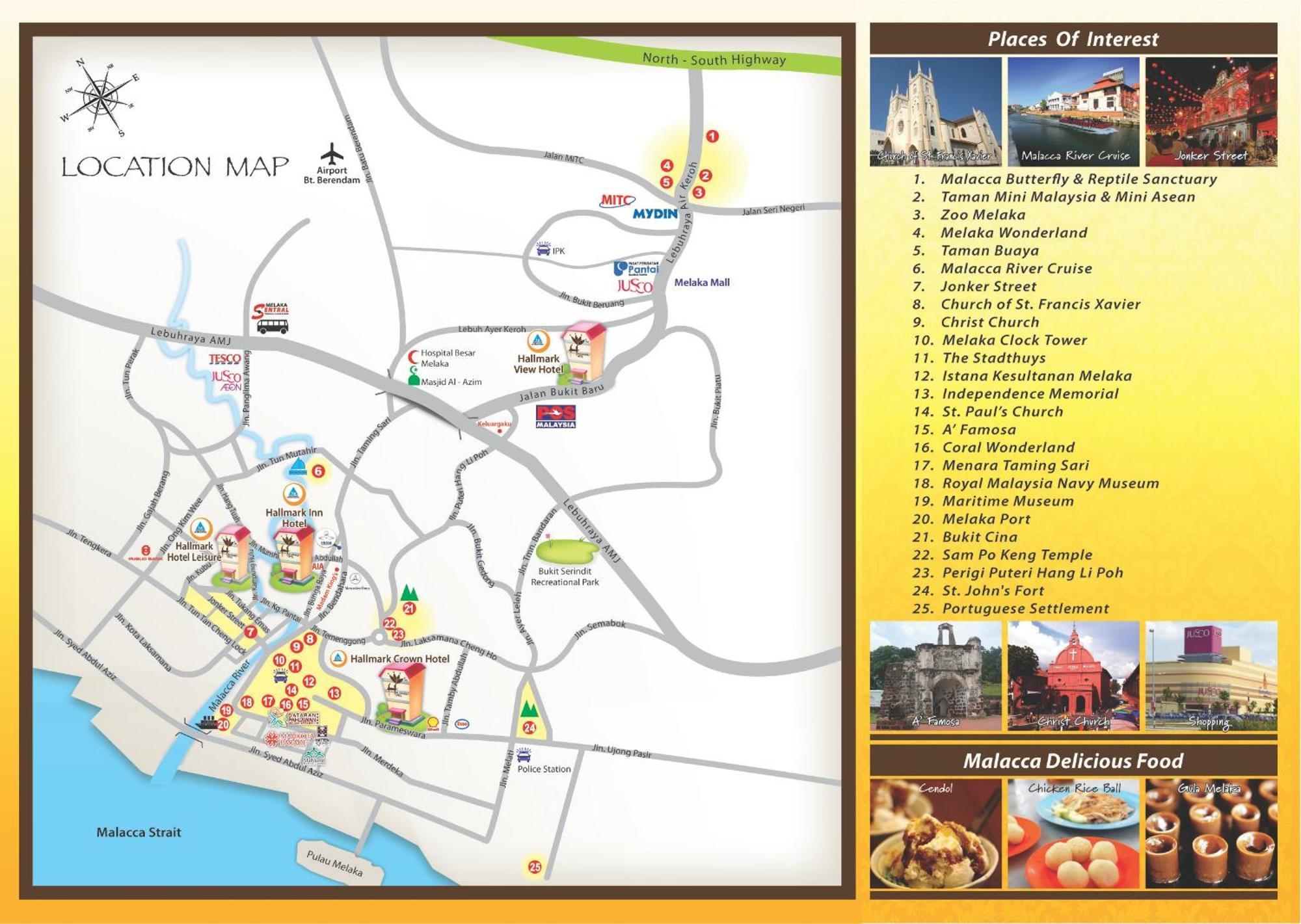 Hallmark Crown Hotel Malacca Exteriör bild